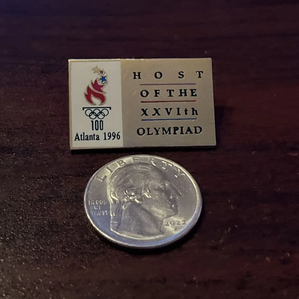 1996 Atlanta‎ Olympics Host Of The XXVIth Olympiad Lapel Hat Pin